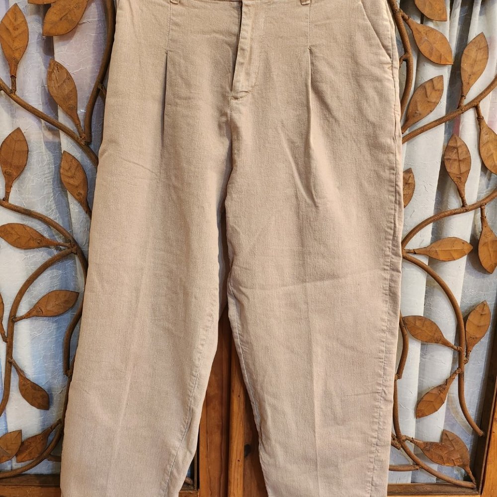 Forever 21, khaki/tan, straight leg pant, Size L